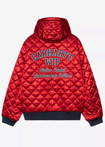 Carhartt WIP I035966 OG Active 50th Anniversary Edition denim blue/USA red stone bleached jacket