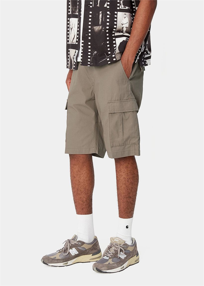 Carhartt WIP I028245 Aviation branch rinsed shorts