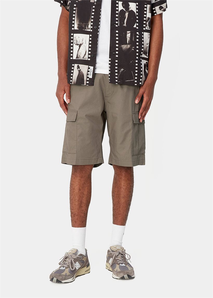 Carhartt WIP I028245 Aviation branch rinsed shorts