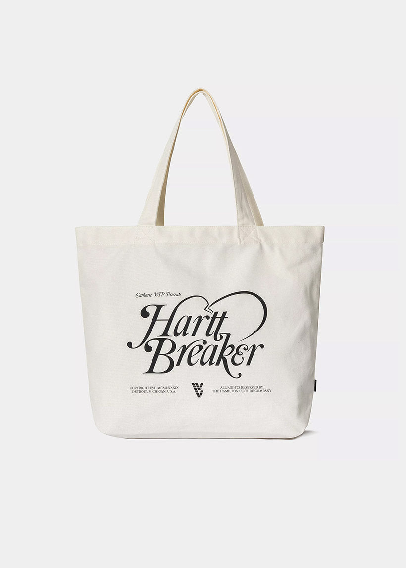 Carhartt WIP I032928 Canvas Harttbreaker Print wax graphic tote large