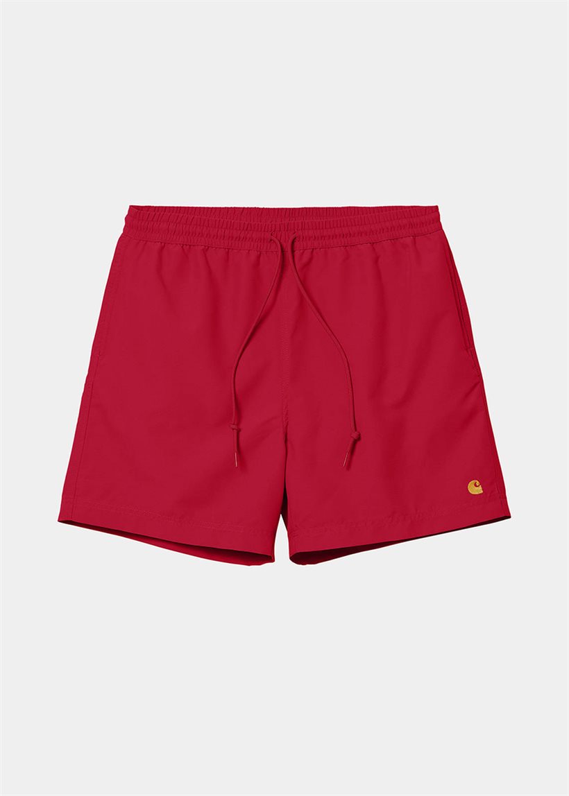 Carhartt WIP I026235 Chase cornel/gold swim trunks