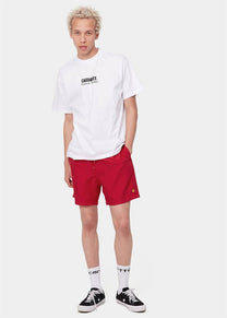 Carhartt WIP I026235 Chase cornel/gold swim trunks