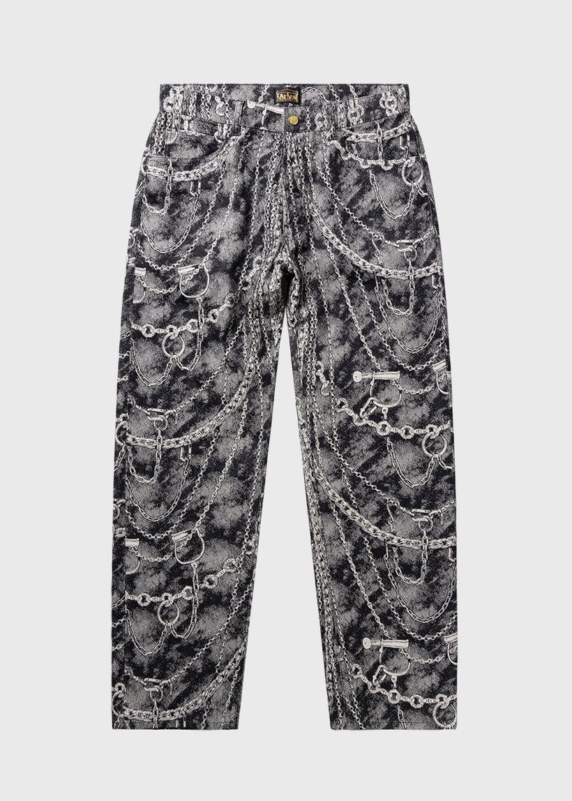 Aries Lilly Chains jacquard jean