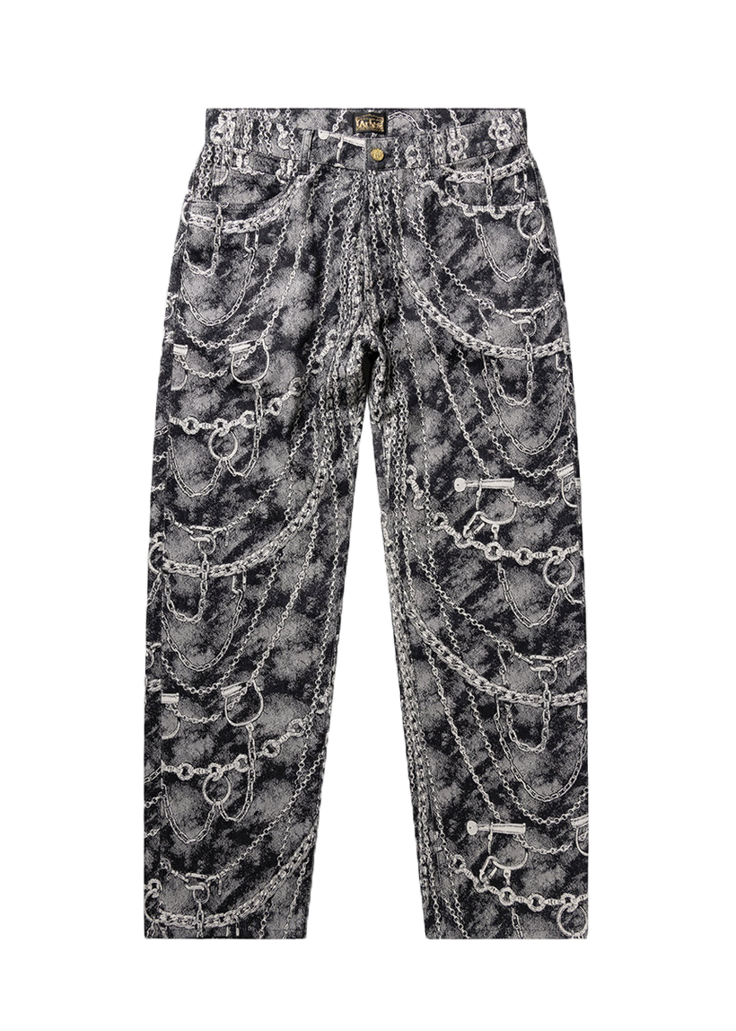 Aries Lilly Chains jacquard jean