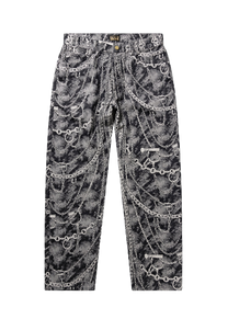 Aries Lilly Chains jacquard jean