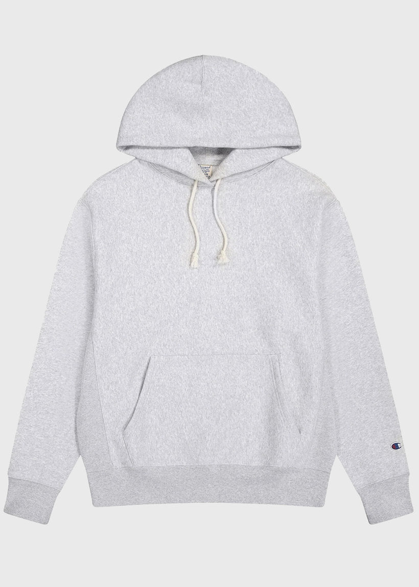Champion Reverse Weave 220705 EM004 heavyweight fleece hoodie light grey