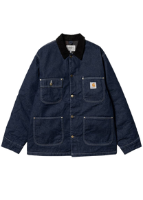 Carhartt WIP I032703 OG Chore blue/black one wash coat