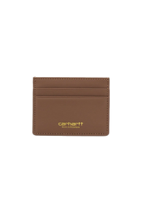 Carhartt WIP I033109 Vegas leather cognac/gold cardholder