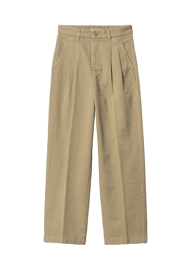 Carhartt WIP I029802 W' Cara ammonite garment dyed cotton pants