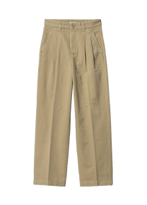 Carhartt WIP I029802 W' Cara ammonite garment dyed cotton pants