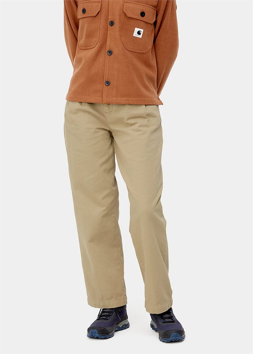 Carhartt WIP I029802 W' Cara ammonite garment dyed cotton pants