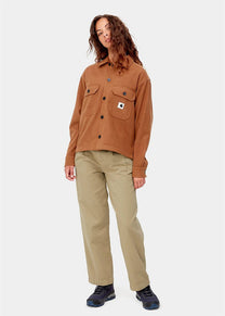 Carhartt WIP I029802 W' Cara ammonite garment dyed cotton pants