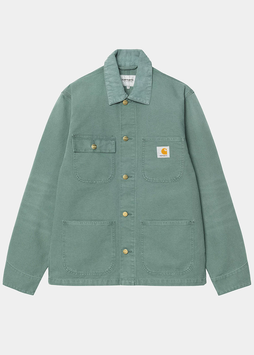 Carhartt WIP I034787 Michigan silver pine stone canvas coat