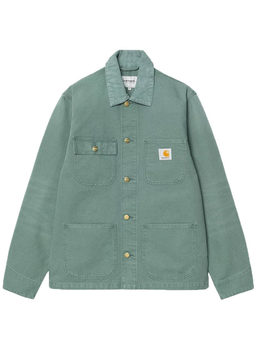 Carhartt WIP I034787 Michigan silver pine stone canvas coat