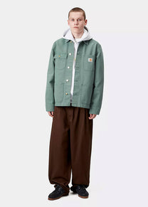 Carhartt WIP I034787 Michigan silver pine stone canvas coat