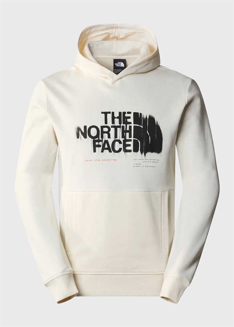 The North Face NF0A87ETQLI1 M' Graphic 3 CRLW white hoodie
