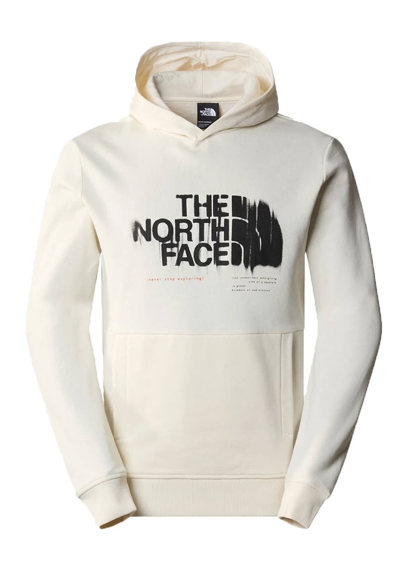 The North Face NF0A87ETQLI1 M' Graphic 3 CRLW white hoodie