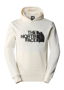 The North Face NF0A87ETQLI1 M' Graphic 3 CRLW white hoodie
