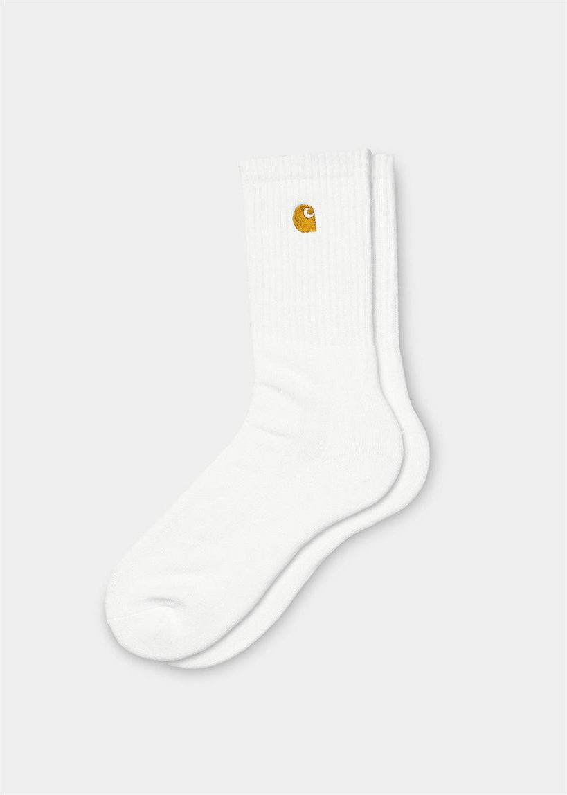 Carhartt WIP I029421 Chase white gold socks