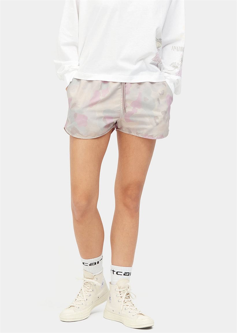 Carhartt WIP I028940 W' Chase camo tide pale quartz swim trunks