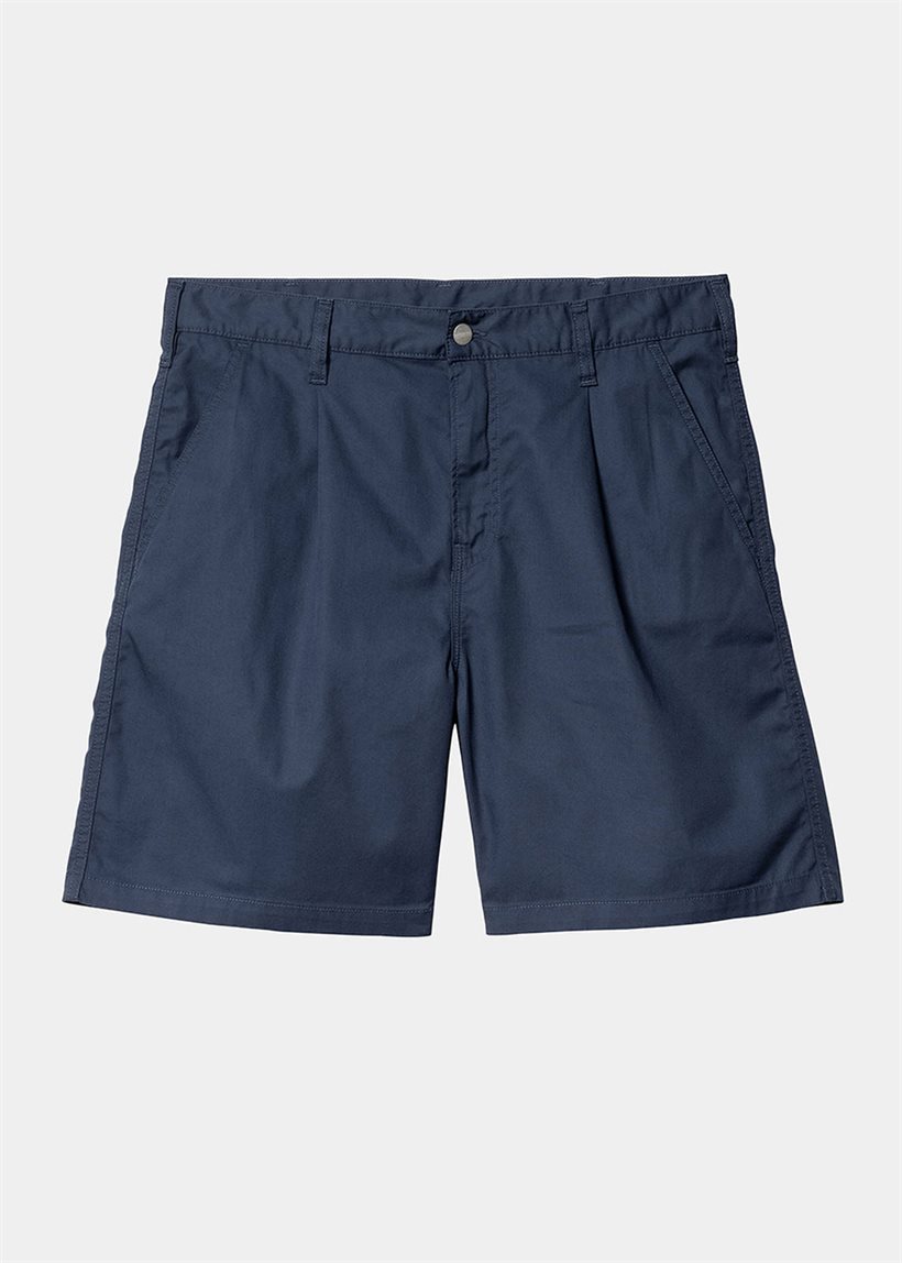Carhartt WIP I033125 Albert blue rinsed shorts