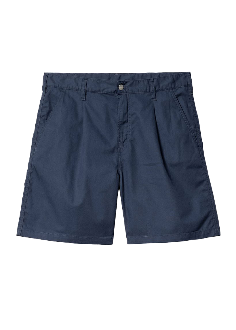 Carhartt WIP I033125 Albert blue rinsed shorts