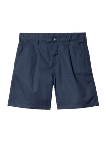 Carhartt WIP I033125 Albert blue rinsed shorts