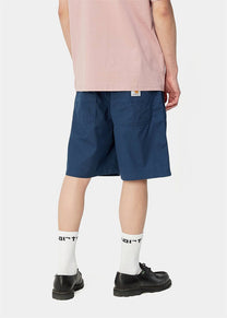 Carhartt WIP I033125 Albert blue rinsed shorts