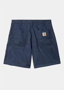Carhartt WIP I033125 Albert blue rinsed shorts