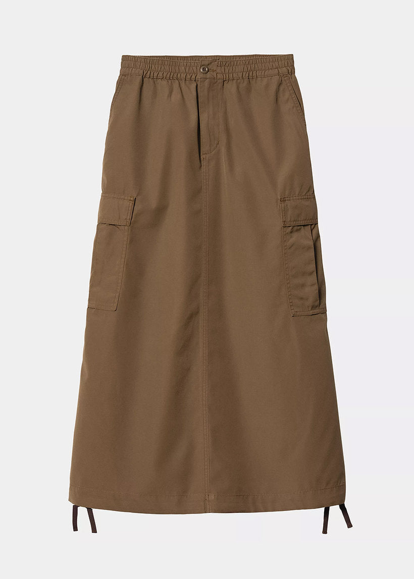 Carhartt WIP I033823 W' chocolate cargo skirt