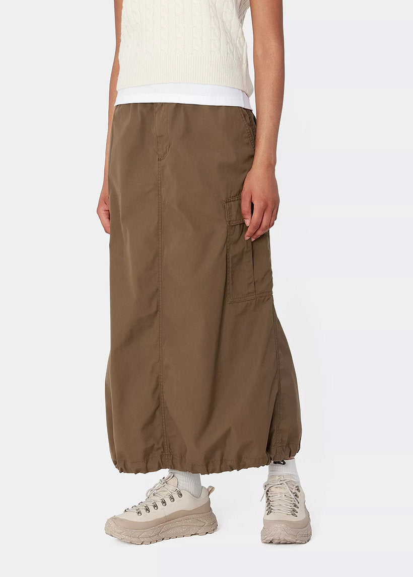 Carhartt WIP I033823 W' chocolate cargo skirt