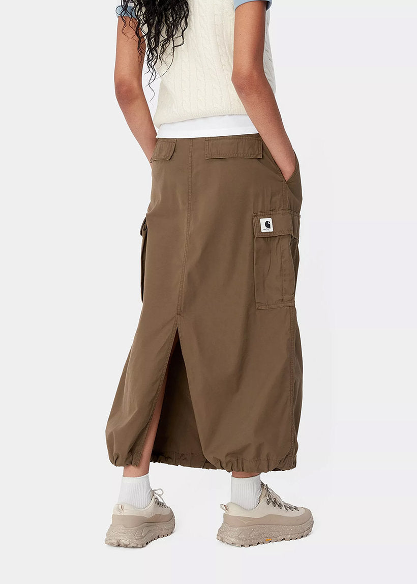 Carhartt WIP I033823 W' chocolate cargo skirt