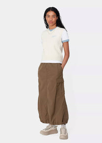 Carhartt WIP I033823 W' chocolate cargo skirt