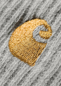 Carhartt WIP I029421 Chase grey heather gold socks