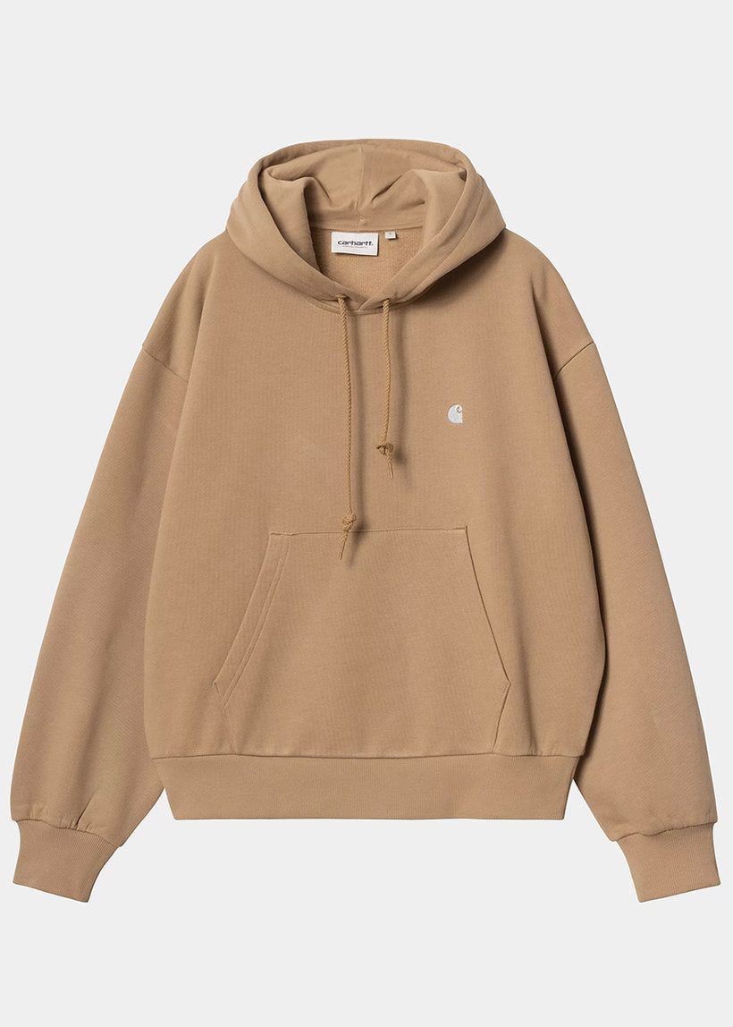 Carhartt WIP I032644 W' Hooded Casey peanut/silver sweatshirt