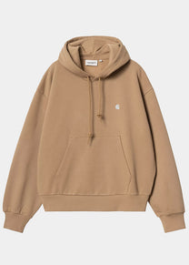 Carhartt WIP I032644 W' Hooded Casey peanut/silver sweatshirt