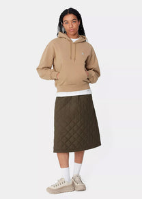 Carhartt WIP I032644 W' Hooded Casey peanut/silver sweatshirt