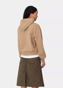Carhartt WIP I032644 W' Hooded Casey peanut/silver sweatshirt