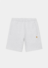 Carhartt WIP I028950 Chase ash heather gold sweat shorts