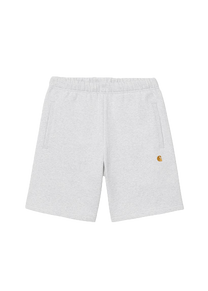 Carhartt WIP I028950 Chase ash heather gold sweat shorts