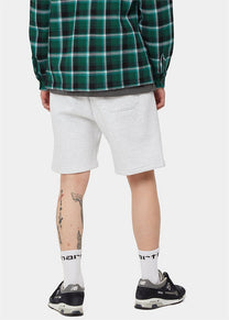 Carhartt WIP I028950 Chase ash heather gold sweat shorts