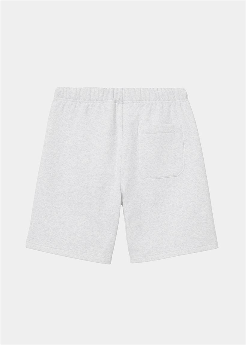 Carhartt WIP I028950 Chase ash heather gold sweat shorts
