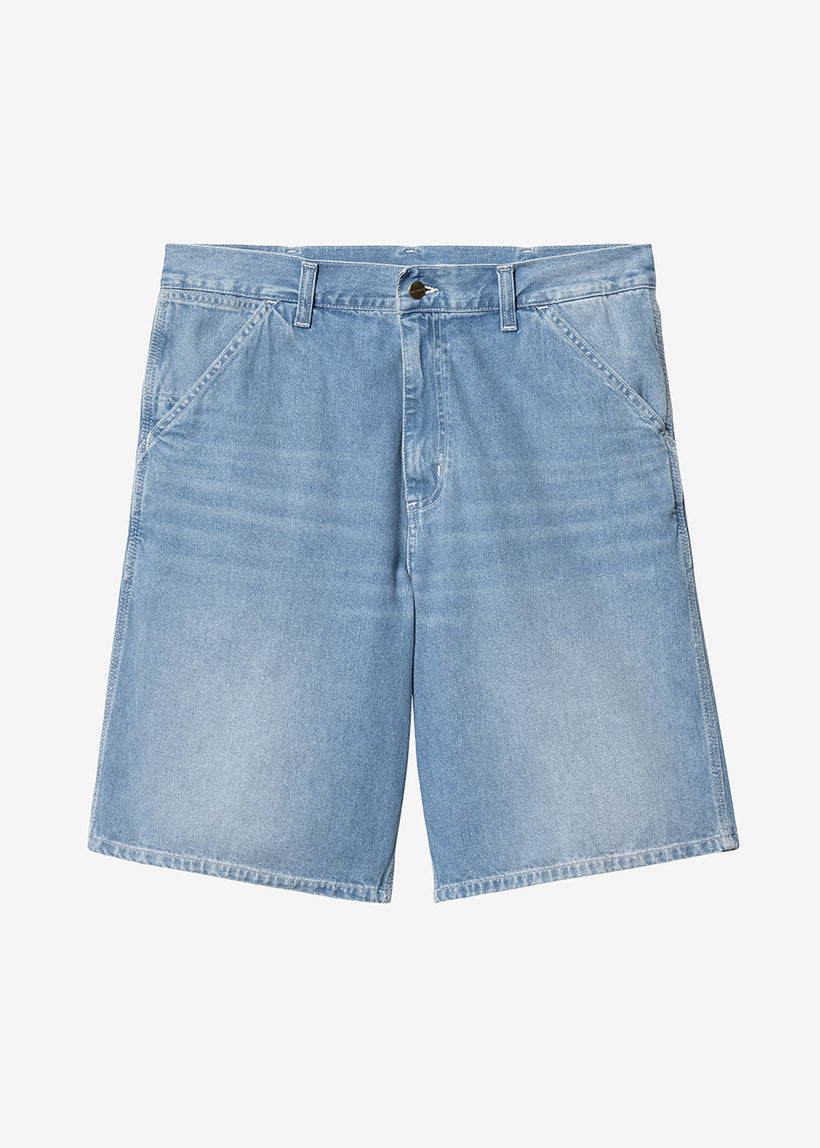 Carhartt WIP I033333 Simple light true washed blue shorts