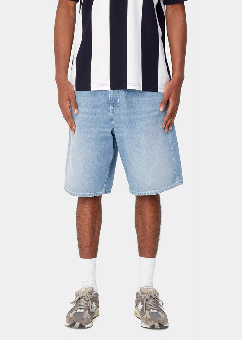Carhartt WIP I033333 Simple light true washed blue shorts