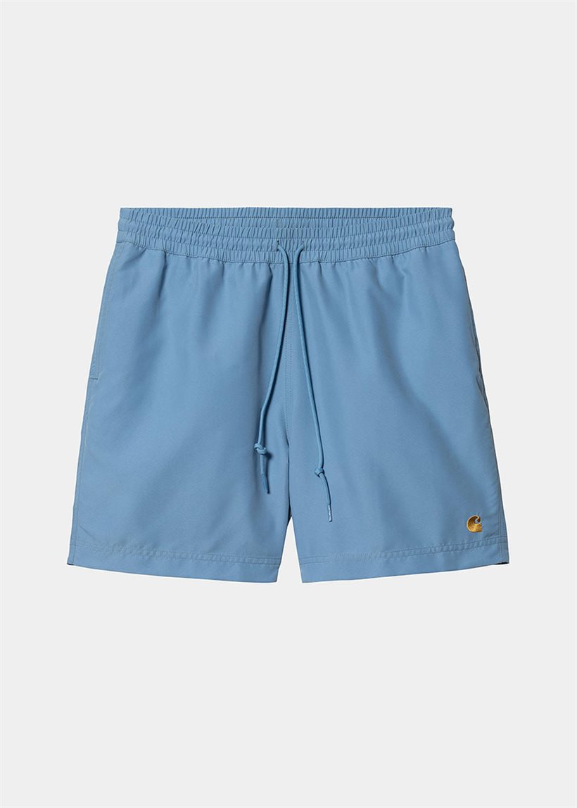 Carhartt WIP I026235 Chase piscine/gold swim trunks