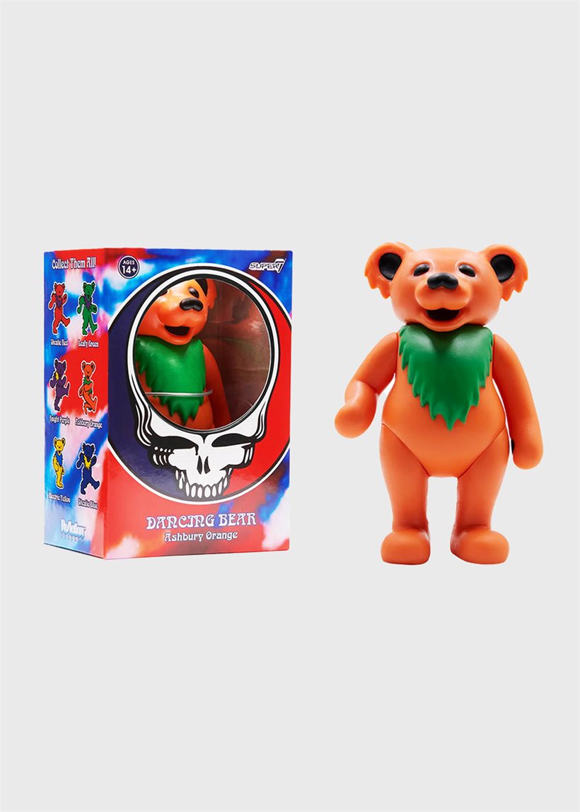 Super 7 Grateful Dead-Dancing bear orange
