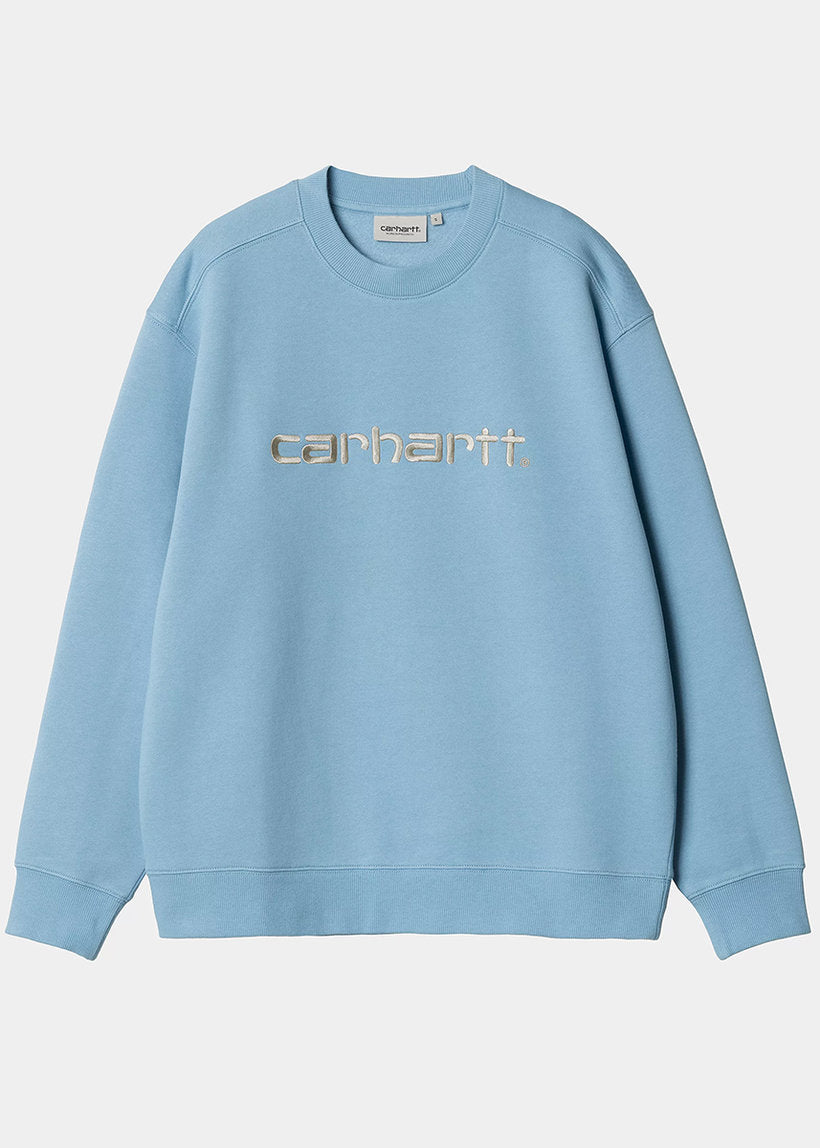 Carhartt WIP I033647 W' Carhartt duck bluebird/fleur sweat