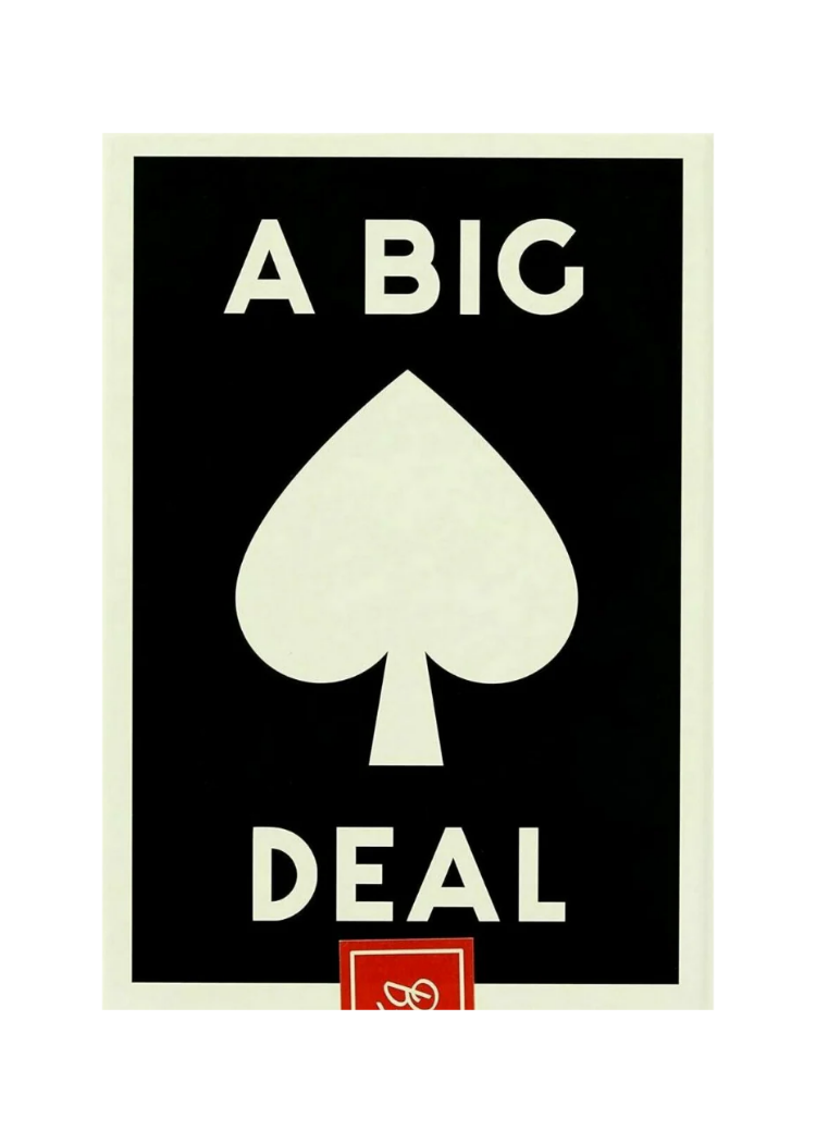A Big Deal Giant Playing Cards