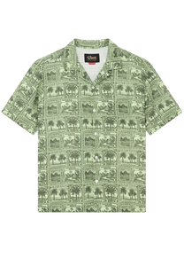 Deus Ex Machina Mail Man green shirt