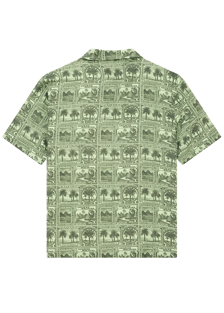 Deus Ex Machina Mail Man green shirt